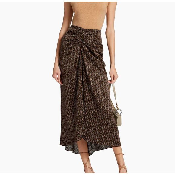 Veronica BeardvLimani Gathered Midi Skirt sz 8 - Picture 1 of 5